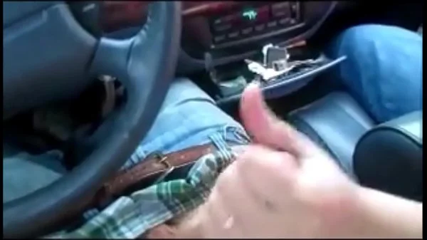 Young Girl Gives Classmate A Intense Wet Handjob In Car Driving Making Him Cum Everywhere