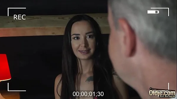 Brat teen getting hardcore fucked by old man with his big dick