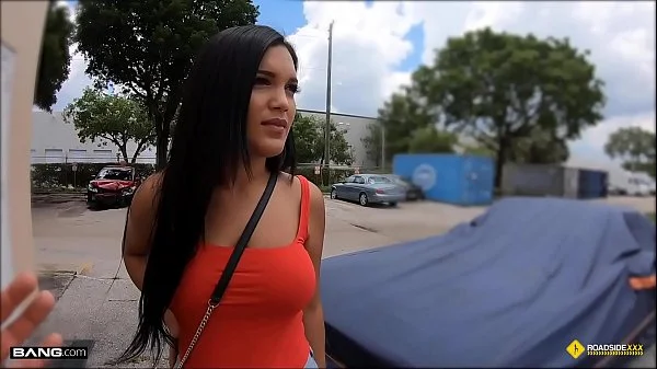Roadside - Stranded Latina Teen Fucks Horny Mechanic