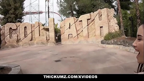 Thickumz - Sexy Vlogger Babe Aria Lee Flashes Big Booty In Public