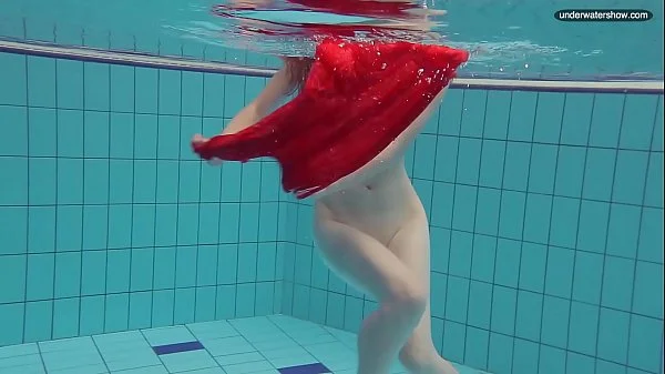 Hot naked girls underwater in the pool