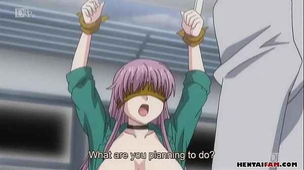 the with huge tits gets a public sex humiliation - hentai