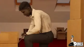 Blackmailing my step moms friend for that big black ass