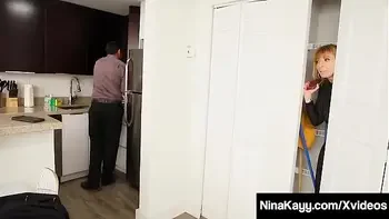 Phat Ass Nina Kayy Bangs Cheating Cock As PI Sara Jay Spies!