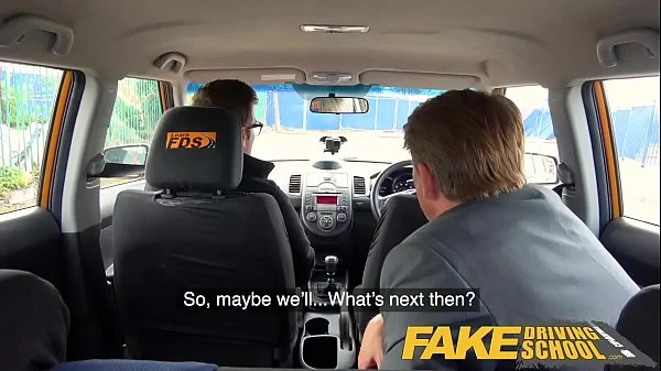 Fake Driving School Boss fucks sexy hot blonde employee Tanya Virago