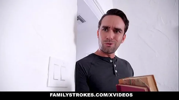 FamilyStrokes - Stepbro Hot Blonde (Kenzie Reeves) Into Fucking