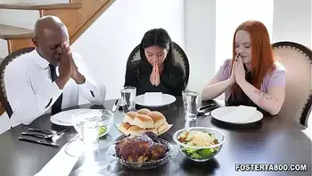 New Asian teen stepdaughter Ember Snow gets a 3some fuck punishment from her foster stepparents Summer Hart and Will Tile.