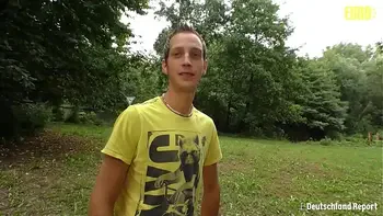 AMATEUR EURO - #Anna K. - BBW German Newbie Has Outdoor Sex With Her Lover