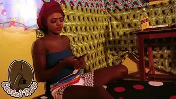 sexy naija girl fuck her big dick friend over a game