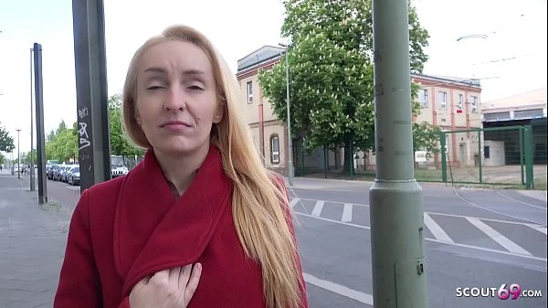 GERMAN SCOUT - ROUGH ANAL FOR SKINNY MILF AT STREET CASTING