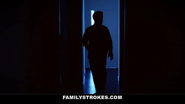 Pervert stepson gropes and fucks napping stepmom