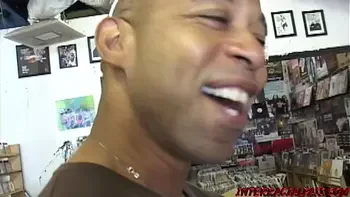 Kinky babe Felony fucks two big black cocks in IR threesome