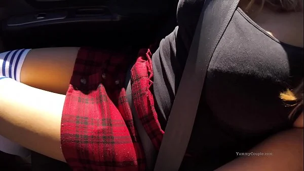 four spontaneous HUGE cum loads - cute MILF gets her cum in the garden, on the beach, in the car - wherever she wants it - YummyCouple cumpilation