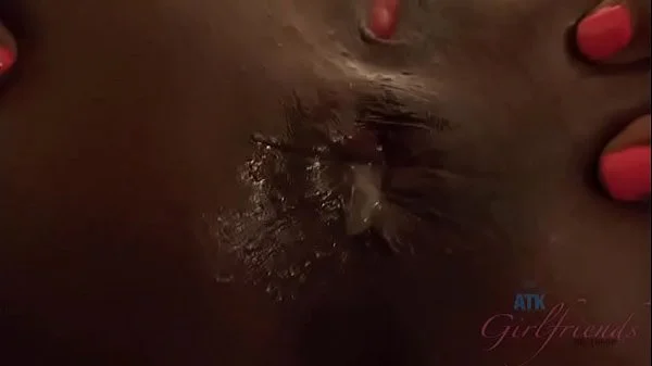 Amateur Black girl gets anal fucked and creampied in the ass (Noemi Bilas) POV