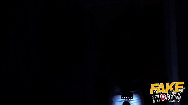 Fake Hostel in the heat of the night MILF and teen fucked hard