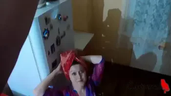 Amazing MILF Blowjob Big Dick Repairman and Hard Pussy Fuck POV