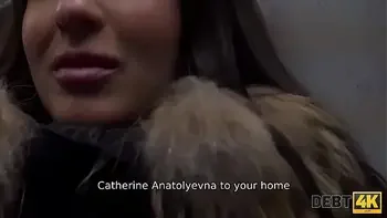 Debt4k. New collector visits sexy night club manager Monica Wet to return the rest debt