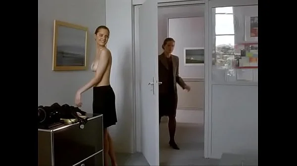 (softcore) Secretary teases her boss in the office