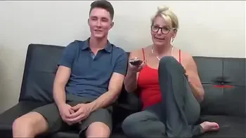 Horny Teacher fucking young cock