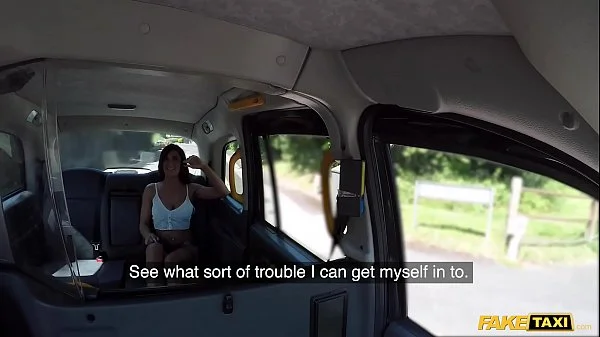 Fake Taxi Sexy Brunette Princess Jas and her big tits fucked under the sun