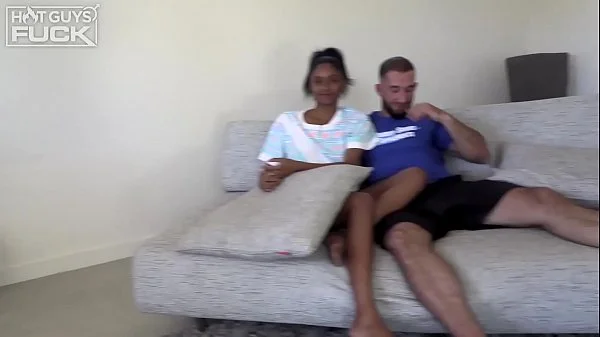 Super Hairy JACKED Italian Jersey Shore Meathead Gets Interracial Ebony