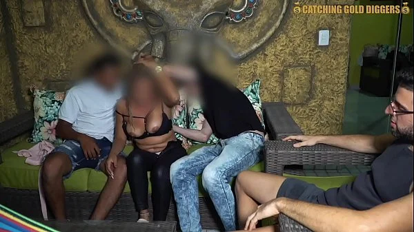 Step Mom Gets Fucked By A Stranger And Her Step Son For A Double Penetration Threesome