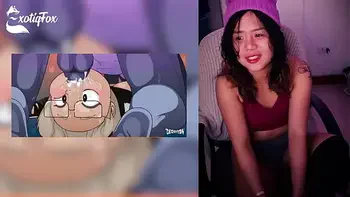 DERPIXON PARTY GAMES HENTAI REVIEW REACTION RATING - ExotiqFox Solo Gooner Girl Masturbation