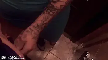 Girl Sucked on Stranger in Toilet and Hard Fuck