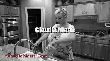 Claudia Marie Has Her Asshole Probed By Long Monster Black Cock