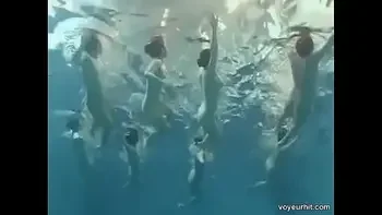 Nude hot synchro swimmers