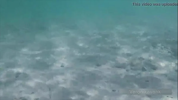 PUBLIC EXHIBITIONIST GERMAN TEEN VERONIKAVONK WITH BIG BOOBS ON THE SEA