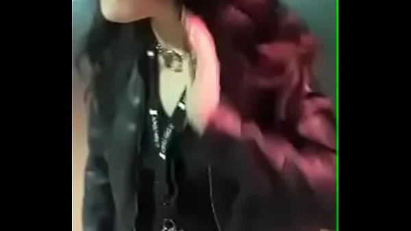 Hot brunette blowjob in parking