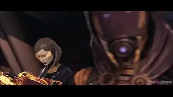 Tali becomes Curious about EDI's huge cock, Pt.1 / Tali fica curioso sobre o enorme pau de EDI, Pt. 1