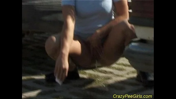 Huge fountain of piss flowing