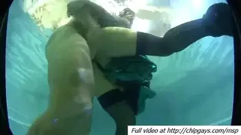 Chicks sucked in swimming pool