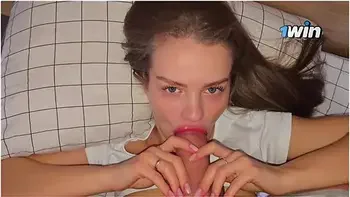 Its Not Just The Sun That Gets Up In The Morning. Stepsister And Huge Creampie! - Swife Katy