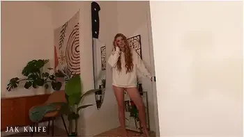 Movie Night Sneaky Quiet Sex In Front Of My Step-sis - Jada Kai