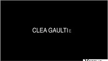 Bound And Blindfolded Clea Spreads For Him With Clea Gaultier