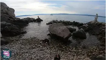 Nudist Teen 18+ Gets Filled With In Public At The Beach - Real