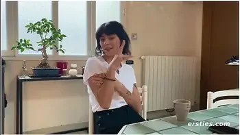 Sasha Masturbates With A Glass Dildo