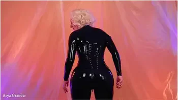 Latex Rubber Fetish Catsuit Free Video Big Ass Tease And Joi By Mistress With Arya Grander