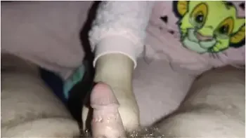 Humiliating Handjob From Girlfriend With Black Long Nails