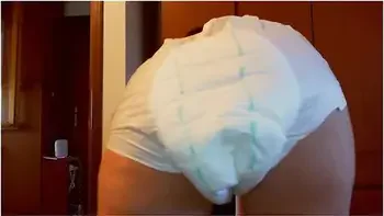 Spanking And Big Dirty Diaper Today For Nicoletta