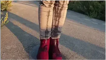 Alice Kinky In Kinky Alice - Very Public Wetting Compilation! Some Of My Naughtiest Public Pissing Videos!