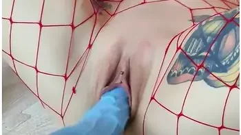 Getting Pounded And Cumming Hard And Sticky With A Fuck Machine And Alien Cock