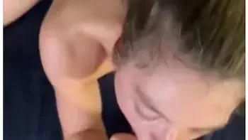 Cum Swallowing Slut Loves Giving Blowjob