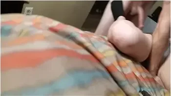 Brunette Blonde Milf Deep Throating And Runs From Big Dick White Boy