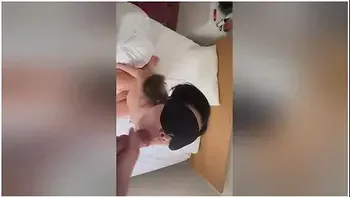 Huge Facial For Korean Girlfriend, Keeps Sucking After