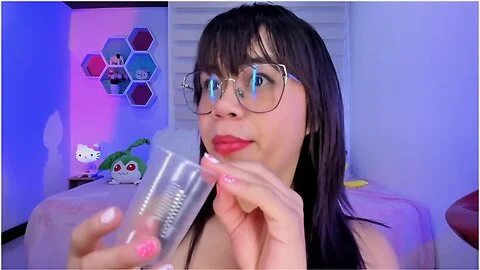 Lila Jordan Drools In A Glass