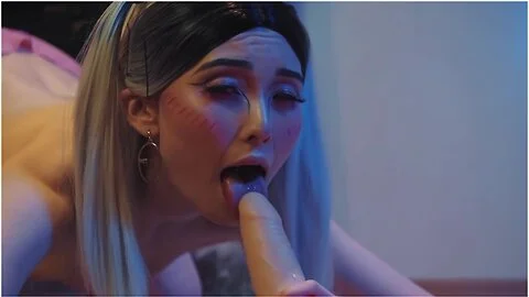 Cute Honry Chick Get Big Dildo In All Hole